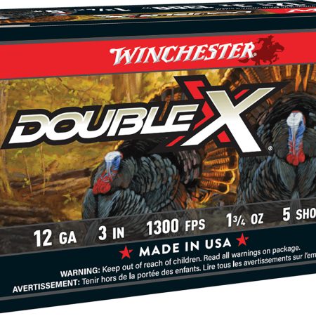 Winchester Ammo STH1235 Double X High Velocity Turkey 12Gauge 3" 1 3/4oz 5Shot 10 Per Box/10 Case