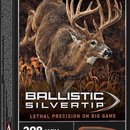 Winchester Ammo SBST308A Ballistic Silvertip  308Win 168gr Rapid Controlled Expansion Polymer Tip 20 Per Box/10 Case