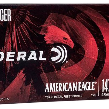 Federal AE9N2 American Eagle Indoor Range Training 9mmLuger 147gr Total Metal Jacket 50 Per Box/20 Case