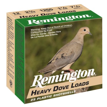Remington Ammunition 28755 Heavy Dove Loads  12Gauge 2.75" 1 1/8oz 7.5Shot 25 Per Box/10 Case