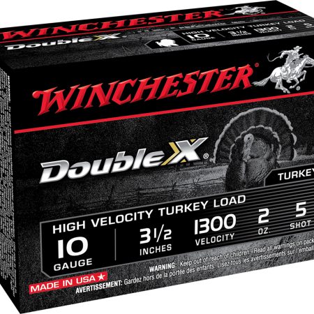 Winchester Ammo STH105 Double X High Velocity Turkey 10Gauge 3.50" 2oz 5Shot 10 Per Box/10 Case