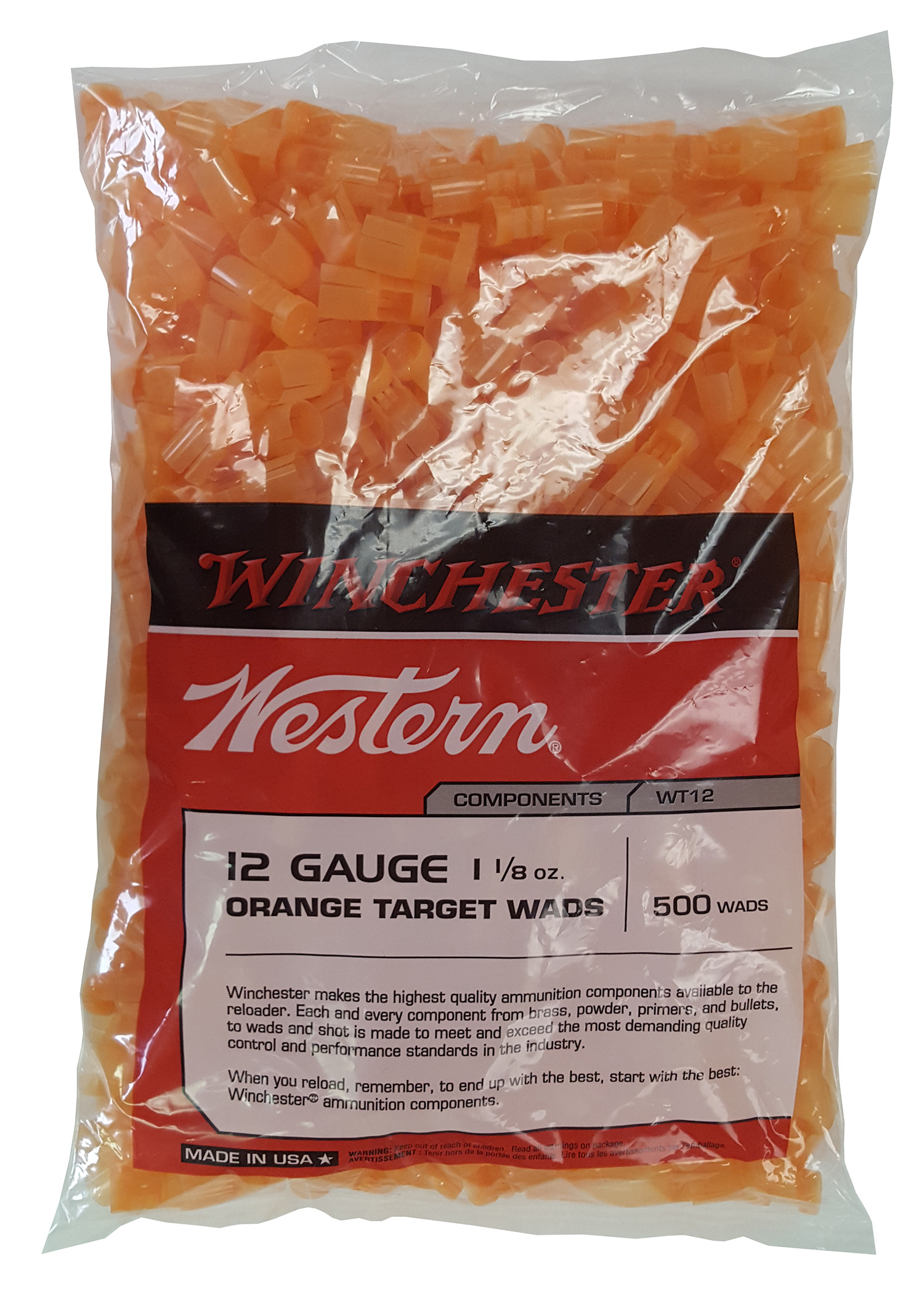 Winchester Ammo WT12 Double A Shotgun 12Gauge Orange 5000/Case