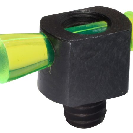 HiViz BD1007G Spark II Bead Replacement Front Sight  Black | Green Fiber Optic Universal Threads
