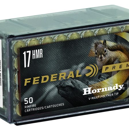 Federal P771 Premium Varmint & Predator 17HMR 17gr Hornady V-Max 50 Per Box/60 Case