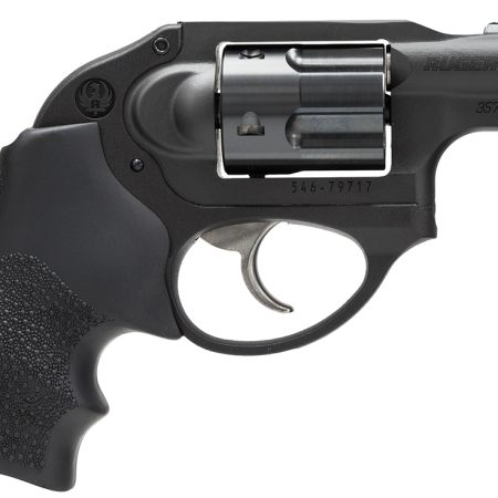 Ruger 5450 LCR  Small Frame 357 Mag 5rd 1.87" Matte Black Steel Barrel, Black PVD Cylinder, Matte Black Stainless Steel Frame, Hogue Tamer Monogrip Grip, Concealed Hammer