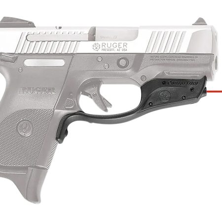 Crimson Trace 0150401 Laserguard  Fits Ruger SR9c/SR40c, Red Laser Black Polymer