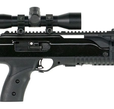 Hi-Point 4595TS4X32 4595TS Carbine 45 ACP Caliber with 17.50" Barrel, 9+1 Capacity, Black Metal Finish, Black All Weather Molded Stock & Black Polymer Grip Right Hand