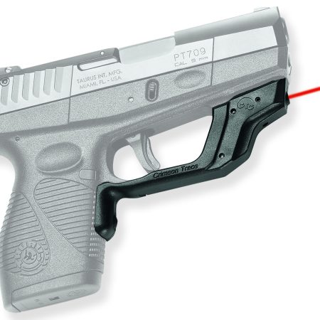 Crimson Trace 0160001 Laserguard  Fits Taurus Slim 709/708/740, Red Laser Black Polymer