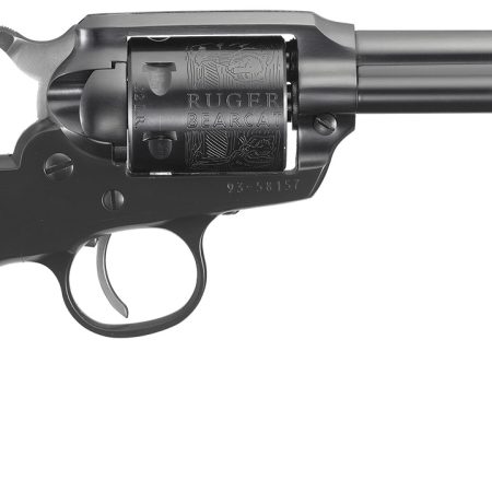 Ruger 0912 Bearcat  22 LR 6rd 4" Blued Alloy Steel Barrel, Frame & Engraved Cylinder, Hardwood Grip, Transfer Bar Safety, Exposed Hammer