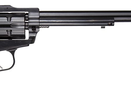 Ruger 0624 Single-Six Convertible 22 LR 22 WMR 6rd 9.50" Blued Alloy Steel Barrel, Cylinder & Frame, Black Checkered Rubber Grip, Exposed Hammer