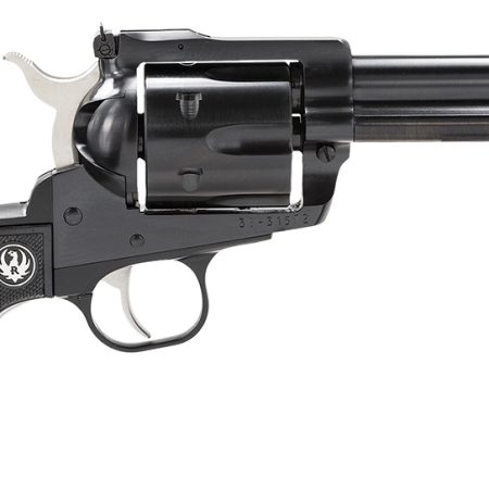 Ruger 0445 Blackhawk  45 Colt (Long Colt) 6 Shot 4.63" Blued Alloy Steel Barrel & Frame, Black Checkered Rubber Grip, Transfer Bar Safety, Exposed Hammer