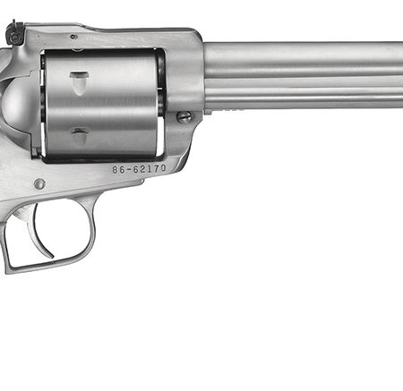 Ruger 0804 Super Blackhawk  Large Frame 44 Rem Mag/44 Special 6rd 7.50" Satin Stainless Steel Barrel, Cylinder & Frame, Hardwood Grip, Transfer Bar Safety, Exposed Hammer