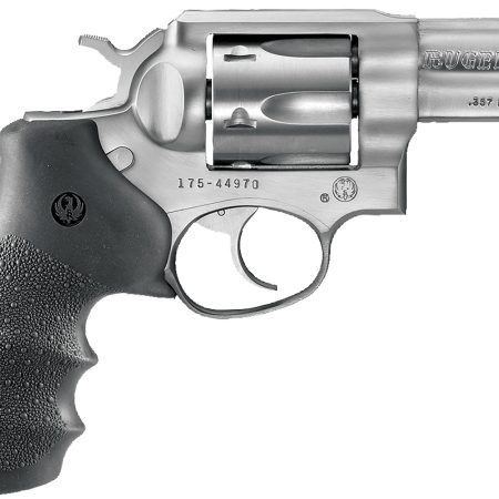 Ruger 1715 GP100  Medium Frame 357 Mag 6rd 3" Satin Stainless Steel Barrel, Cylinder & Frame, Hogue Monogrip, Transfer Bar Safety, Exposed Hammer