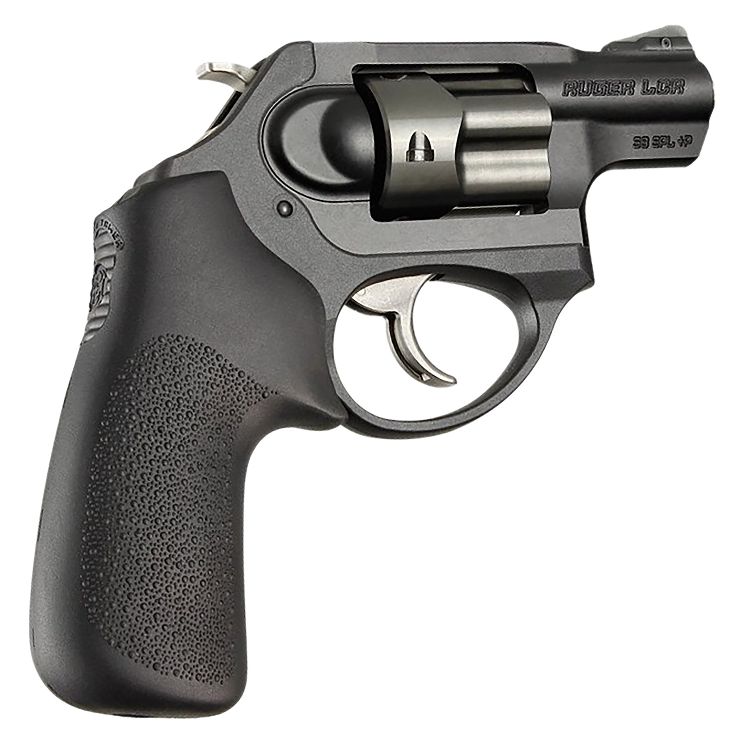 Hogue 78030 Tamer Black Rubber Cushion Grip without Finger Grooves for Ruger LCR, LCRx