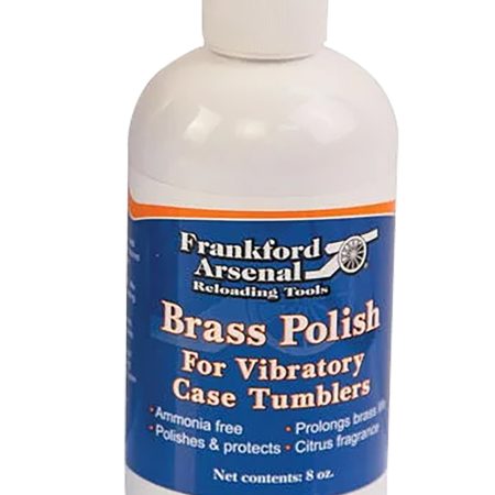 Frankford Arsenal 887335 Quick-N-Ez Brass Polish 8 oz Squeeze Bottle
