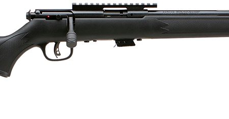 Savage Arms 28702 Mark II FV-SR Full Size 22 LR 5+1 16.50" Matte Black Fluted Threaded Barrel, Matte Black Picatinny Rail Carbon Steel Receiver, Matte Black Fixed Synthetic Stock, Right Hand