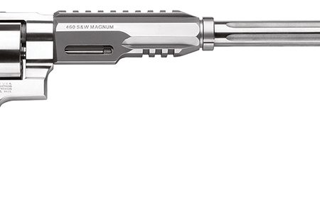 Smith & Wesson 170339 Performance Center Model 460 XVR 460 S&W Mag 5rd 14" MB Stainless Steel Barrel & Cylinder Satin Stainless Steel Frame with Black Polymer Grip Includes Bipod