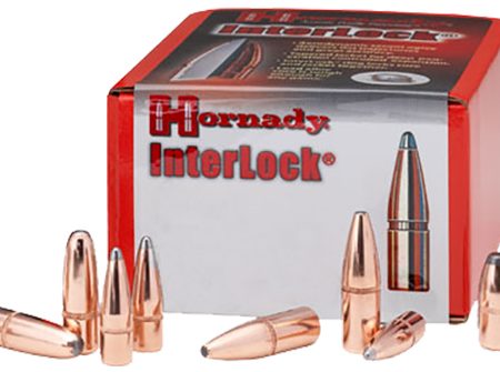 Hornady 4502 InterLock  45 Cal .458 350 gr Round Nose 50 Per Box/ 15 Case