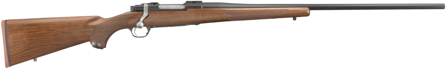 Ruger 37122 Hawkeye Sports South Exclusive Full Size 7mm Rem Mag 4+1 24" Satin Blued Alloy Steel Barrel, Receiver w/Integral Scope Mount, American Walnut Fixed Stock, Right Hand
