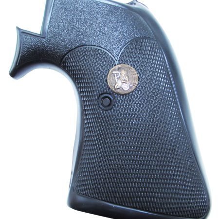 Pachmayr 03163 Presentation Grip Checkered Black Rubber for Ruger Super Blackhawk with Square Trigger Guard
