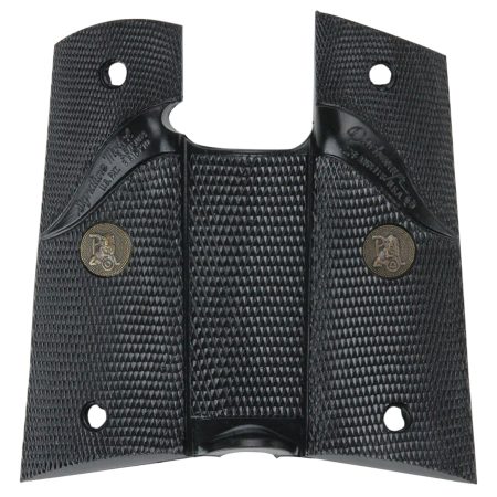 Pachmayr 02919 Signature Grip Wraparound Checkered Black Rubber for Colt MK IV Series 80 Delta Elite