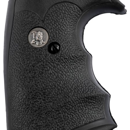 Pachmayr 05134 Decelerator Grip Checkered Black Rubber with Finger Grooves for Ruger Super Blackhawk