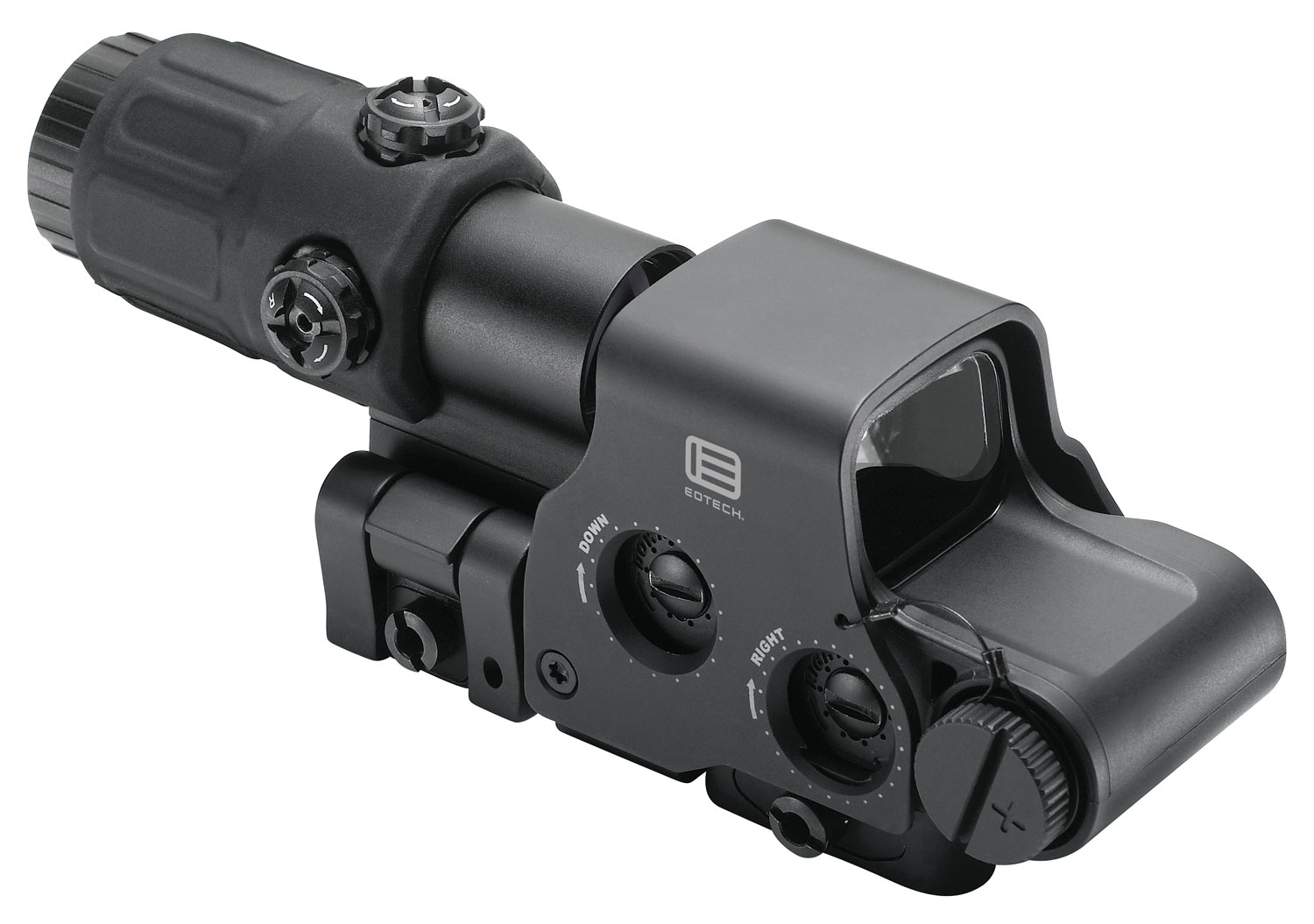 Eotech HHSII HHS II EXPS & G33 Magnifier Matte Black 1x/3x 1.20" x 0.85" 1 MOA Red Dot/68 MOA Ring