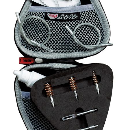 Real Avid AVGCK310P Gun Boss Cleaning Kit Multi-Caliber Handgun/Black Weather Resistant Nylon Case