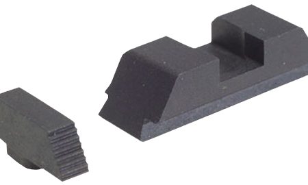 AmeriGlo GT504 Range Series Sight Set for Glock Black Serrated Front-Black Rear