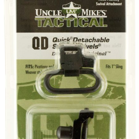 Uncle Mike's 14050 Super Swivel Quick Detach w/Fixed Picatinny Swivel Attachment Blued 1" Loop