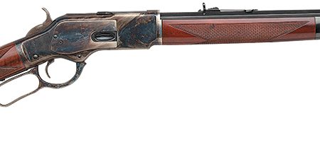 Taylors & Company 550181 1873 Taylor's Trapper Lever Action 357 Mag Caliber with 10+1 Capacity, 18" Blued Octagon Barrel, Color Case Hardened Metal Finish & Walnut Stock Right Hand (Full Size)