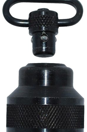 GrovTec US Inc GTSW298 Mag Cap Set Shotgun 1" Push Button Black Oxide Moss 590/835 12 Gauge Steel