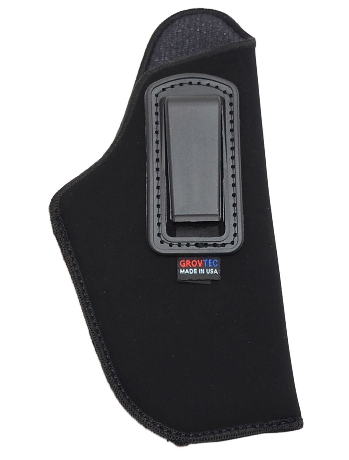GrovTec US Inc GTHL14115R Inside The Pants IWB Size 15 Black Suede Belt Clip Fits Large Semi-Auto 3-4" Barrel Right Hand