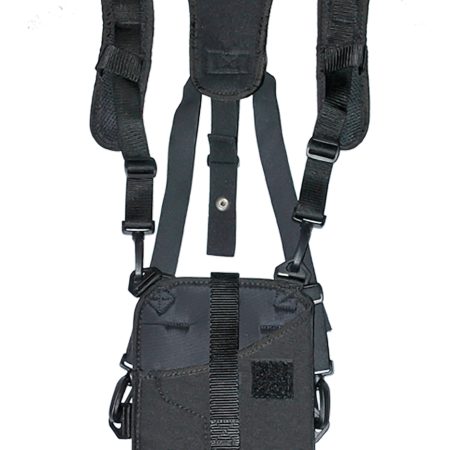 GrovTec US Inc GTHL14902R Trail Pack  Shoulder Black Nylon Harness Fits Med/Lg DA Revolver Ambidextrous