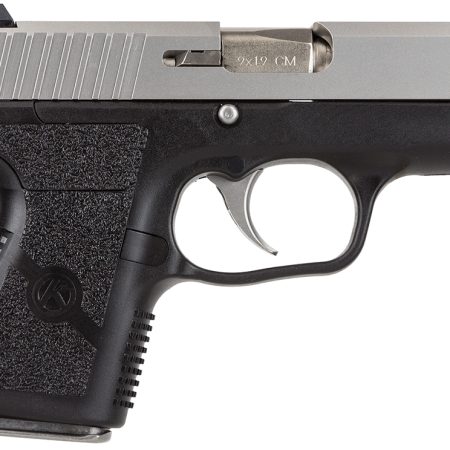 Kahr Arms CM9093 CM9  9mm Luger 6+1, 3.10" Stainless Steel Barrel, Matte Serrated Stainless Steel Slide, Black Polymer Frame, Black Textured Polymer Grip, No Safety, Right Hand