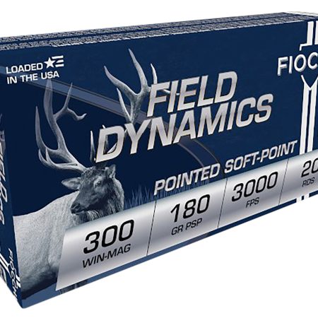 Fiocchi 300WMB Field Dynamics  300WinMag 180gr PSP Interlock BT 20 Per Box/10 Case