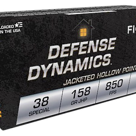 Fiocchi 38B Defense Dynamics 38Special 158gr Jacketed Hollow Point 50 Per Box/20 Case