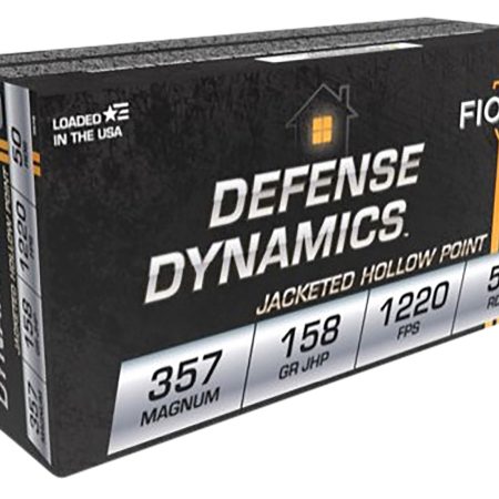 Fiocchi 357B Defense Dynamics  357Mag 158gr Jacketed Hollow Point 50 Per Box/20 Case