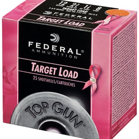 Federal TGL12P8 Top Gun Special Edition Pink 12Gauge 2.75" 1 1/8oz 8Shot 25 Per Box/10 Case