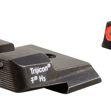 Trijicon 600556 HD Night Sights  Green/Tritium Orange Outline Front Sight-Green Tritium Black Outline Rear Sight Smith & Wesson M&P/M&P M2.0