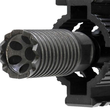 Troy Ind SBRACLM06BT00 Claymore Muzzle Brake Black Steel with 5/8"-24 tpi Threads & 2.25" OAL for 308 Win AR-Platform