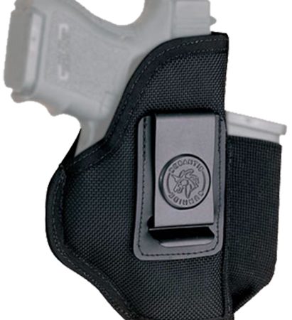 DeSantis Gunhide N87BJLAZ0 Pro Stealth IWB Black Nylon Belt Clip Fits Most Lg Frame DA Autos Fits 4" Barrel Ambidextrous