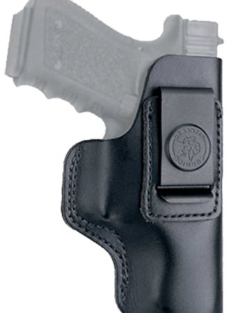 DeSantis Gunhide 031BA77Z0 Insider  IWB Black Leather Belt Clip Fits H&K P2000SK/Springfield XD/XD-E 3.30" Barrel Right Hand