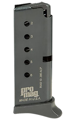 ProMag RUG13 Ruger LCP 6rd 380 ACP Blued Steel