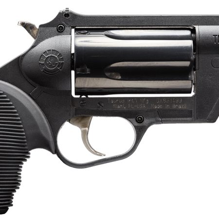 Taurus 2441021PFS Judge Public Defender 45 Colt (LC) Caliber or 2.50" 410 Gauge 5 Shot 2" Black Finish Barrel, Matte Black Oxide Finish Cylinder, Black Finish Polymer Frame & Black Rubber Grip