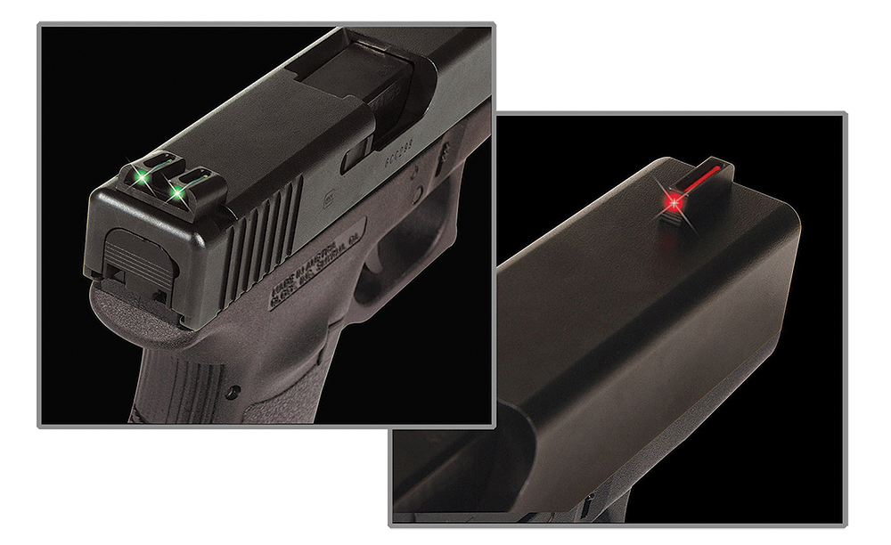 TruGlo TG131S2 Fiber-Optic Red/Fiber Optic Front Sight-Green/Fiber Optic Rear Sight Sig Sauer P-Series #6 Front/#8 Rear