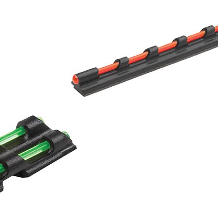 Truglo TG94 Gobble-Dot Universal Shotgun Green/Red Fiber Optic Green Fiber Optic Black