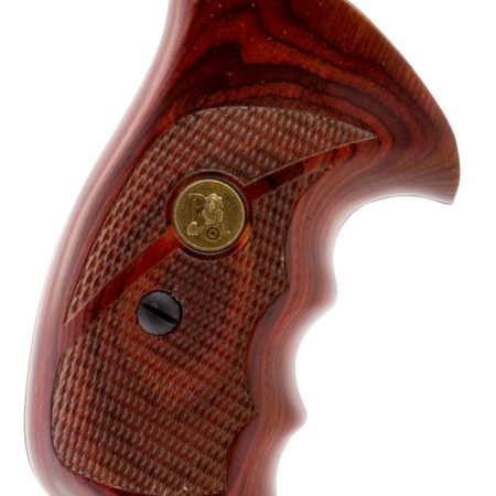 Pachmayr 63020 Renegade Grip Checkered Rosewood Laminate with Finger Grooves for S&W K/L Frame
