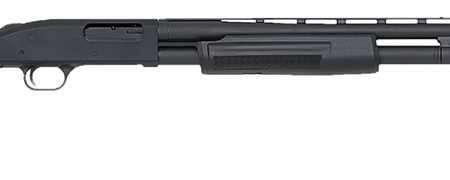 Mossberg 50121 500 FLEX All Purpose Full Size 12 Gauge Pump 3" 5+1 28" Matte Blued Vent Rib Barrel, Matte Blued Steel Receiver, Flex Black Synthetic Stock, Right Hand, Accu-Set Chokes