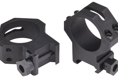 Weaver Mounts 48366 Four-Hole Skeleton Rings Matte Black 30mm High